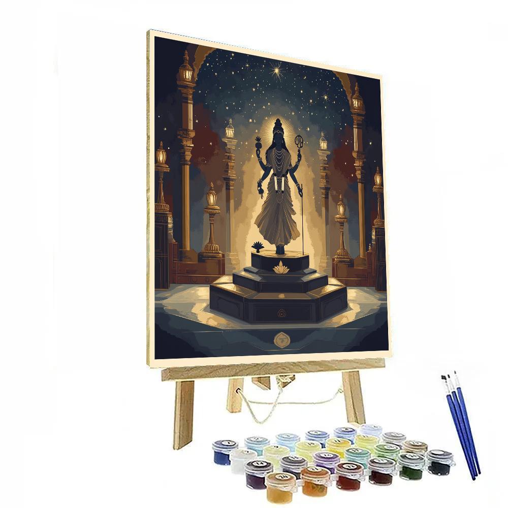 Parvati Of The Eight Directions, Guardian Compass Shrine Painting by numbers kit