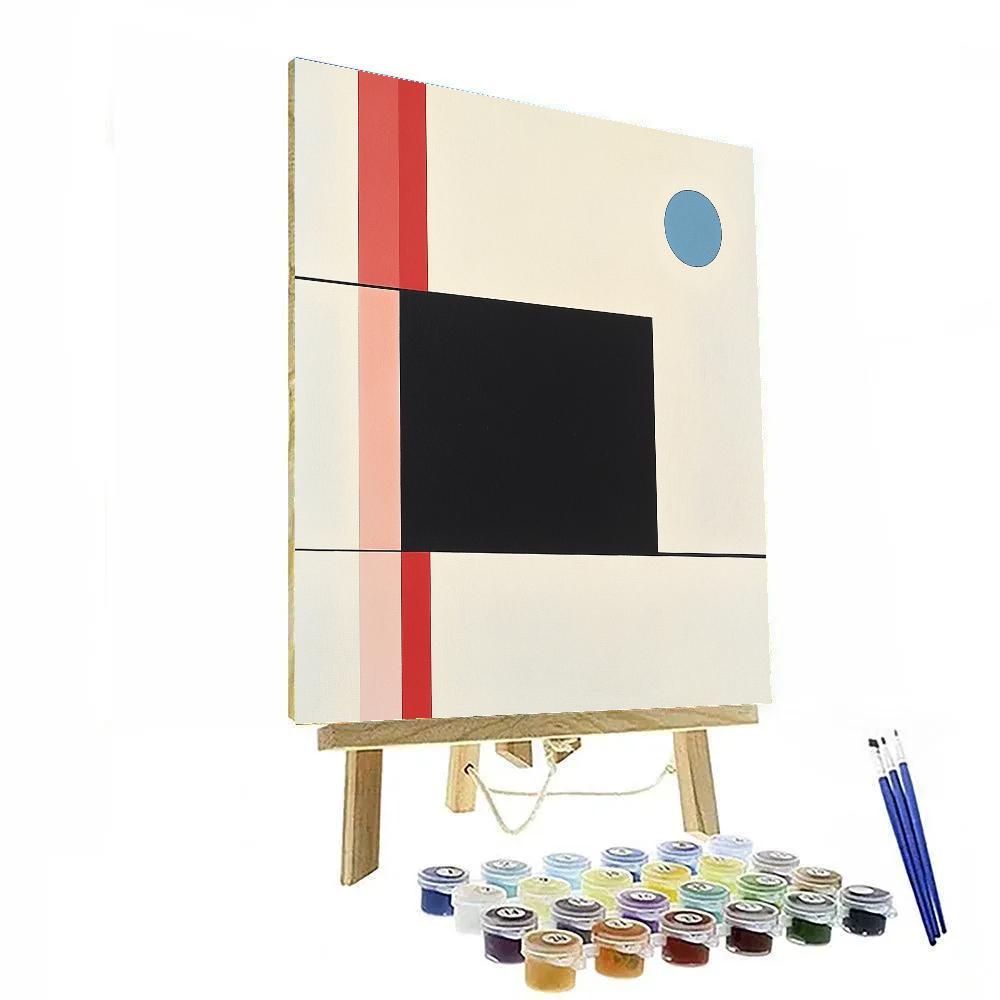 Kazimir Malevich Inspired Event Horizon Balance Number painting