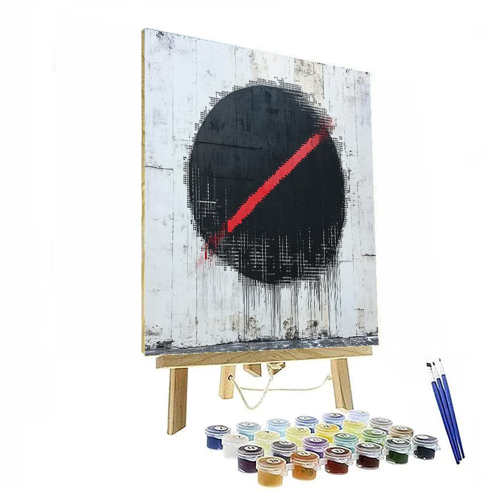 Banksy Inspired Data Eclipse Numbered painting kits