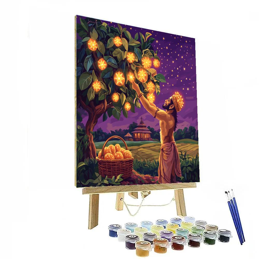 Hanuman Star Orchard Harvest DIY paint by numbers