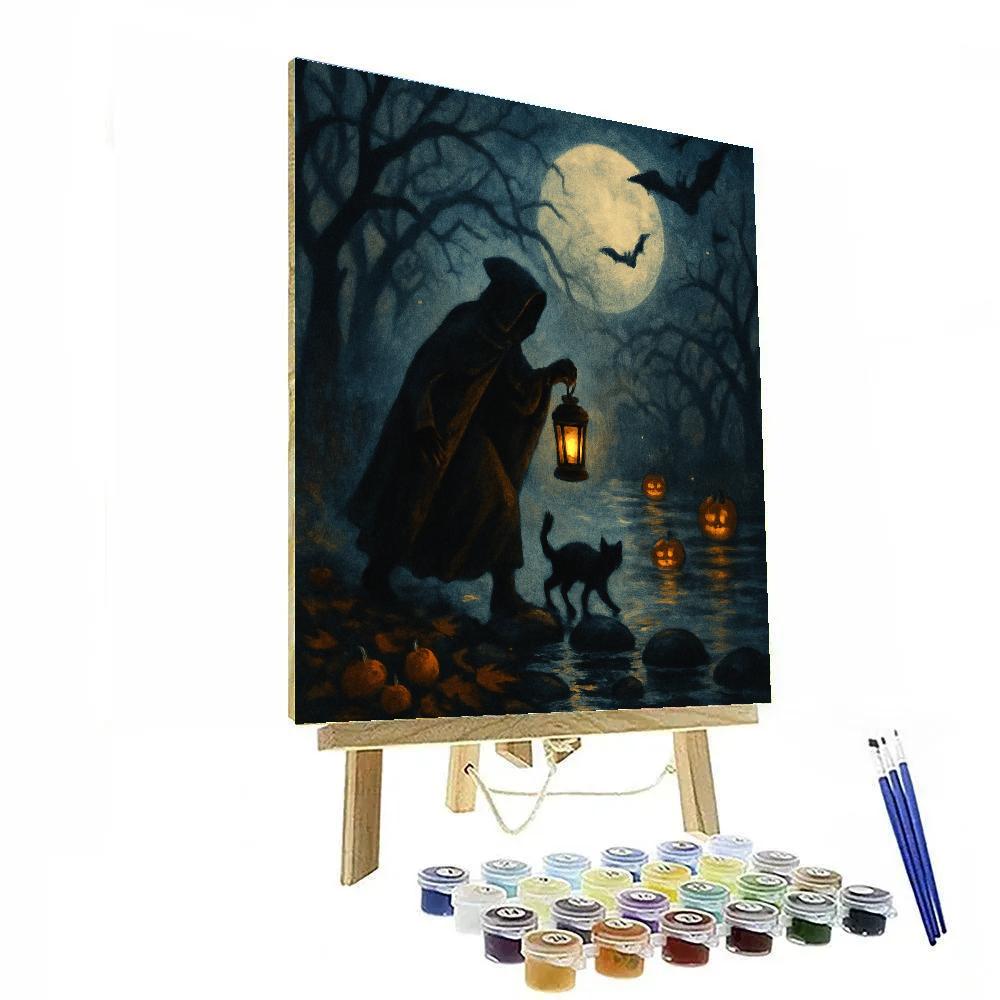Lantern River Through The Hollow Orchard Paint by numbers kits