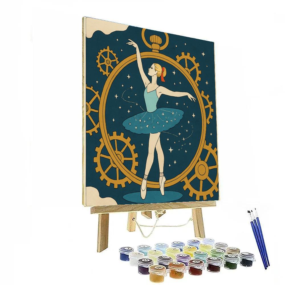 Clockwork Constellation Ballet Paint by numbers art