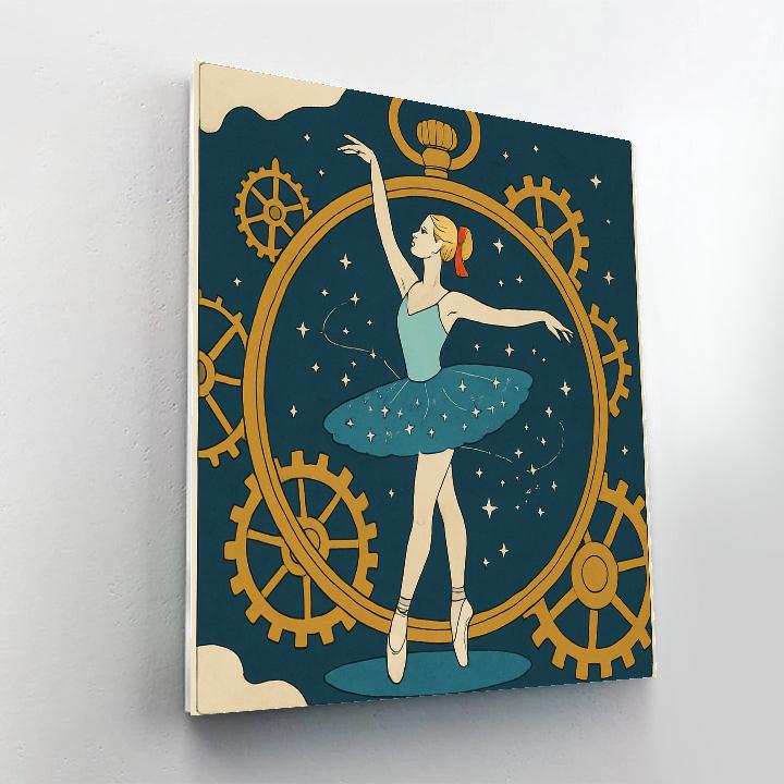 Clockwork Constellation Ballet Paint by numbers art