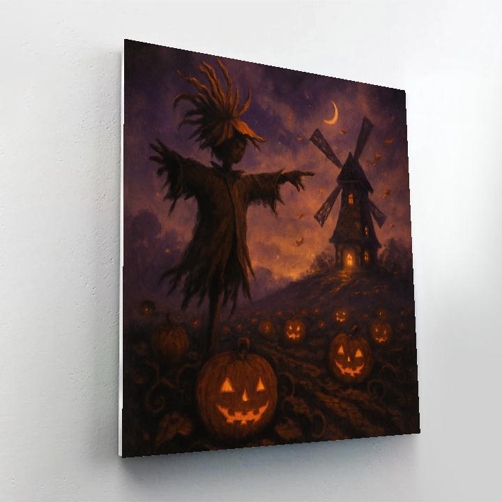 The Ember Windmill On Harvest Ridge Paint by numbers kits