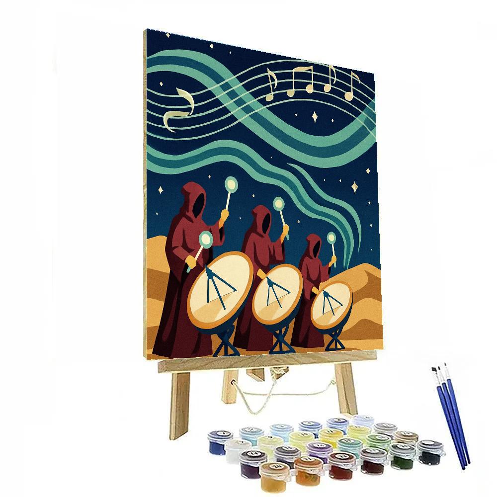 Nomad Satellite Drumline In Music Numbered painting kits