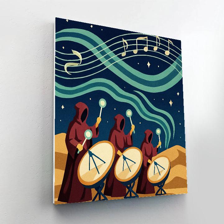 Nomad Satellite Drumline In Music Numbered painting kits