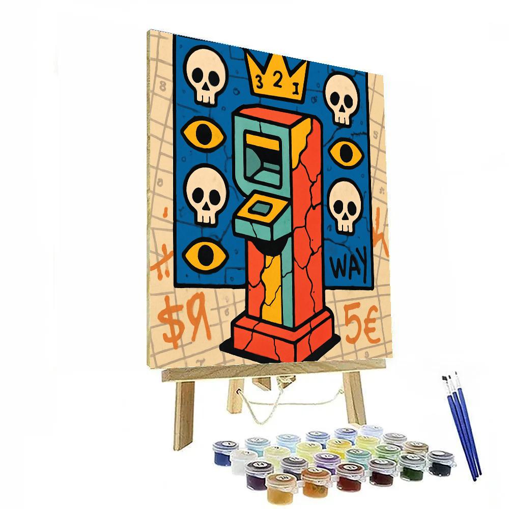 Subway Relics In Basquiat Code Paint by numbers art
