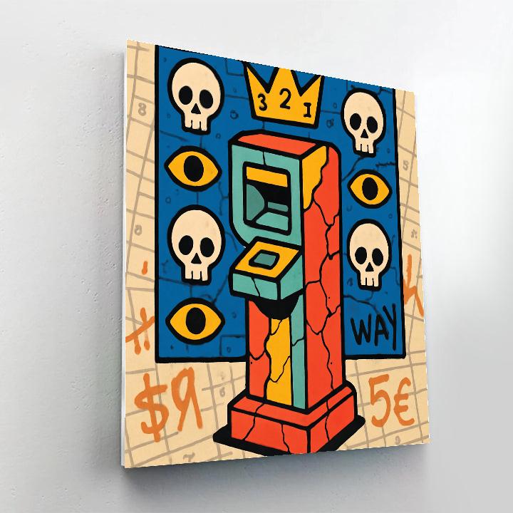 Subway Relics In Basquiat Code Paint by numbers art