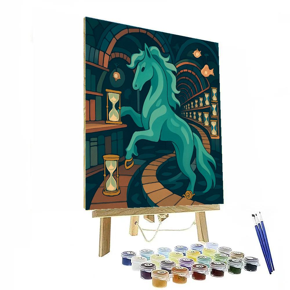 Fantasy Tideglass Kelpie Archivist Paint by numbers kits
