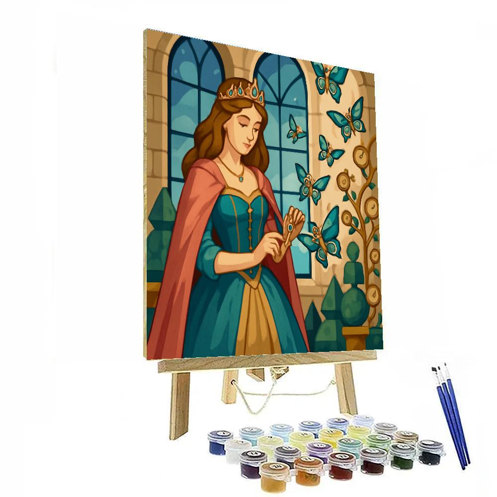Clockwork Conservatory Princess paint by number