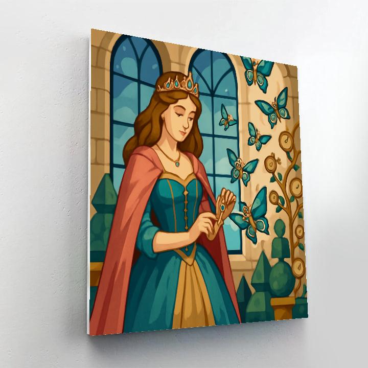 Clockwork Conservatory Princess paint by number