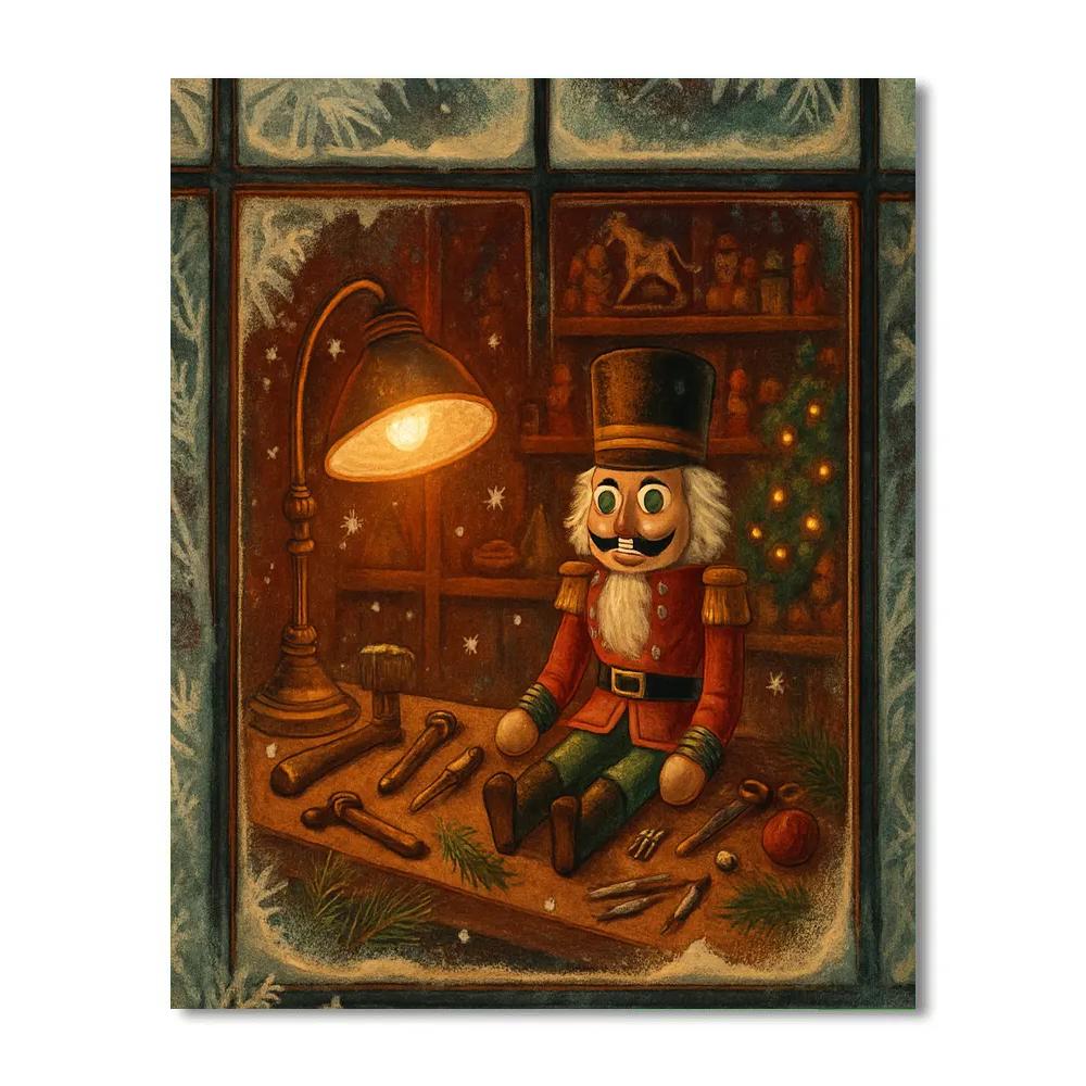 The Nutcracker Workshop Window Glow Paint by numbers kits