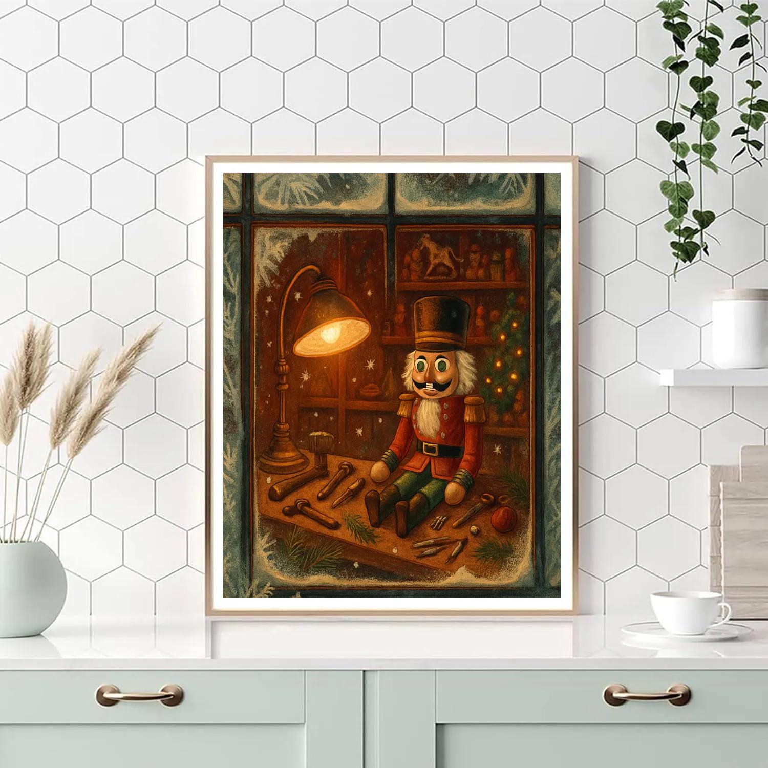 The Nutcracker Workshop Window Glow Paint by numbers kits