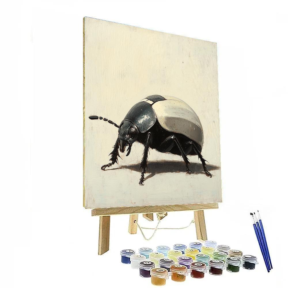 Caravaggio Inspired Vintage Car Beetle Elytra Study Numbered painting kits