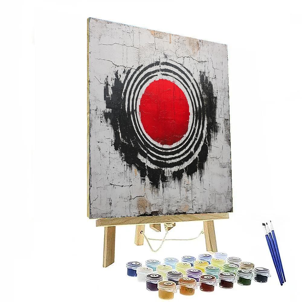 Banksy Inspired Redshift Siren Of Silence Painting by numbers kit