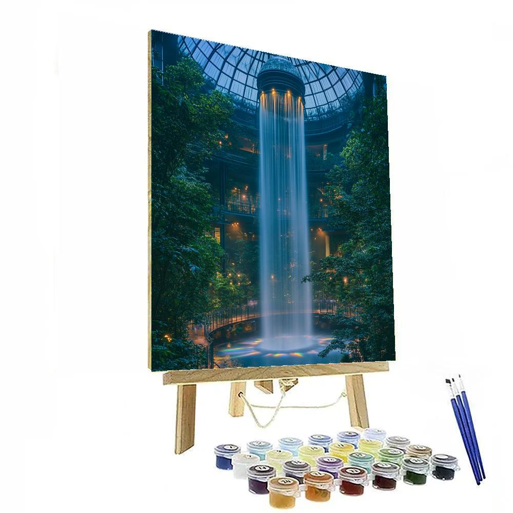 Jewel Rain Vortex And Indoor Forest Singapore paint by number