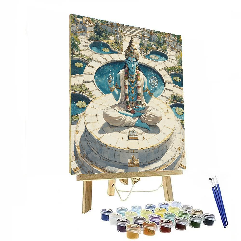 Brahma Lotus Observatory paint by color