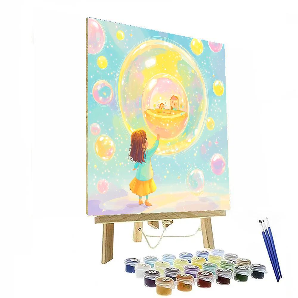 Joy Memory Bubble Carnival Disney Inspired Numbered painting kits