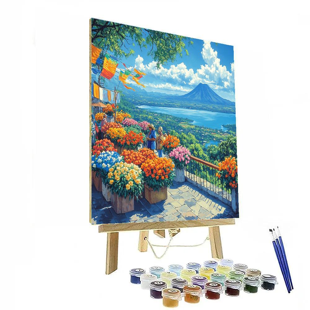 Mirador De Catarina Overlook Managua Region Nicaragua Paint by numbers kits