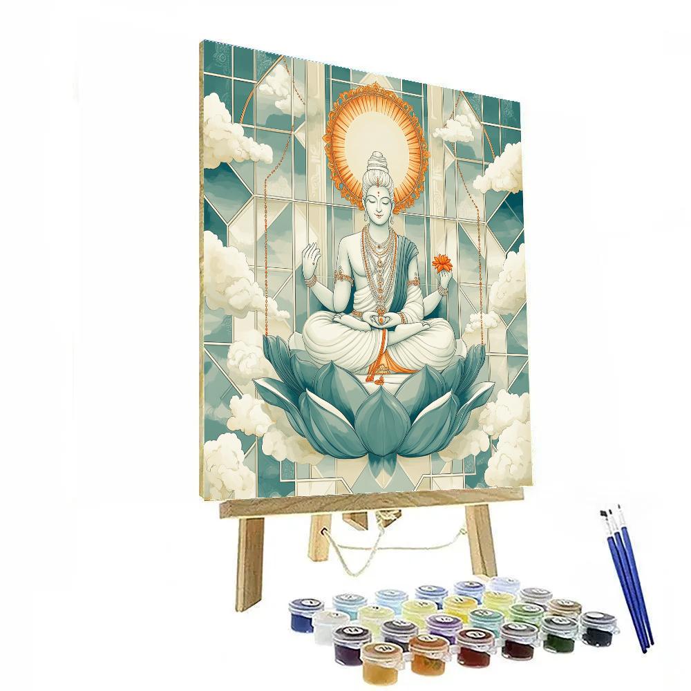 Brahma Pavilion Of Sacred Geometry DIY paint by numbers