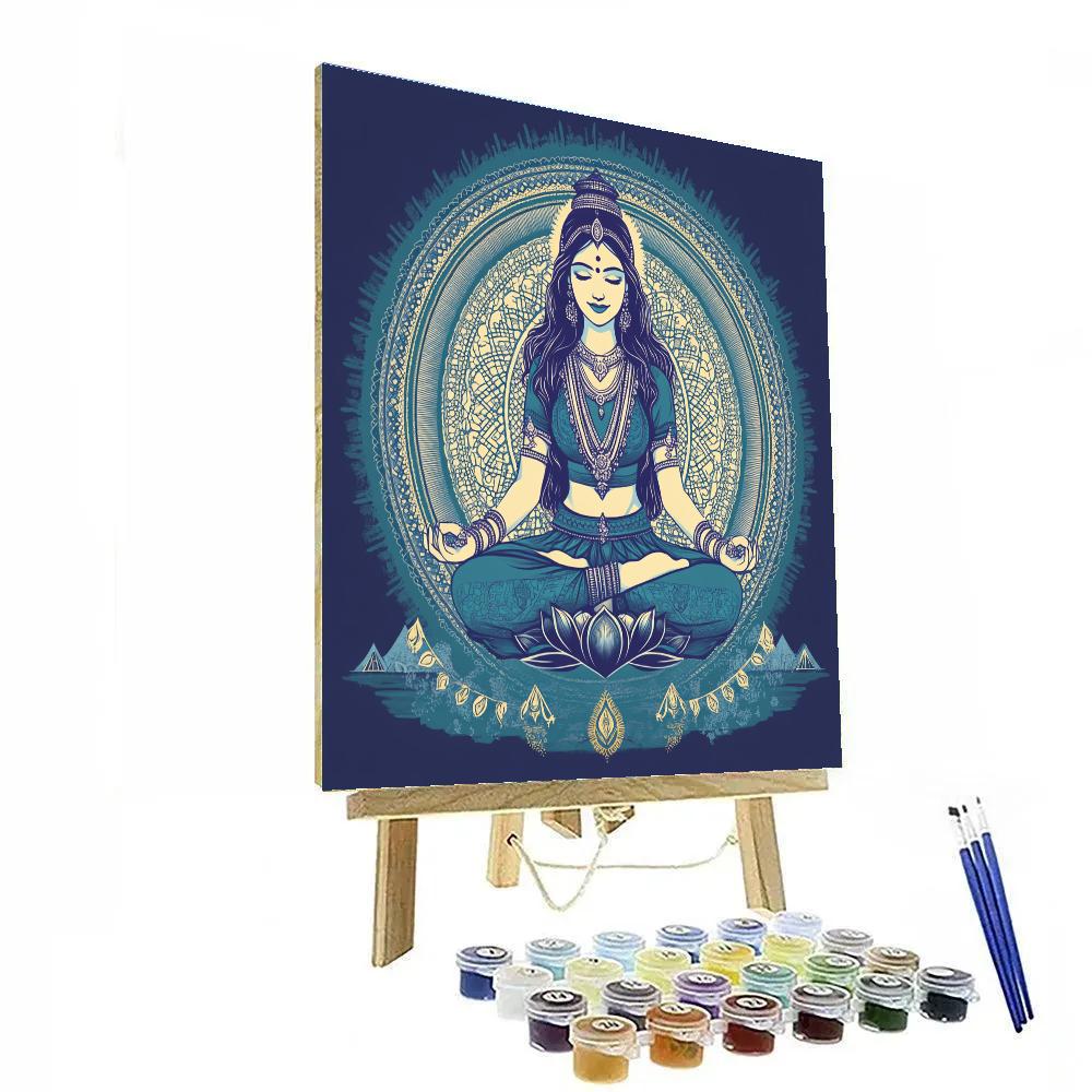 Parvati Shakti Mandala Weave painting number kit