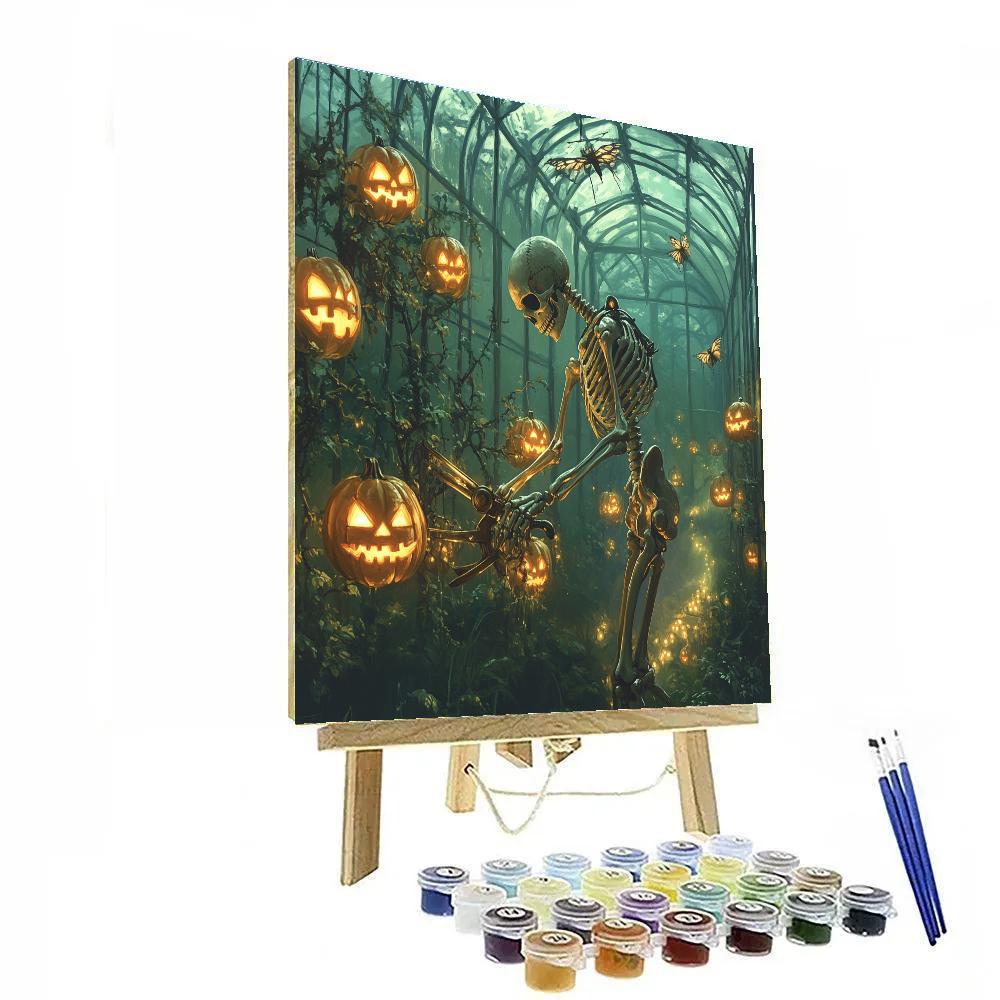 Lantern Conservatory In Haunted Light Paint by numbers kits