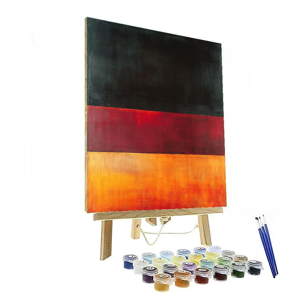Mark Rothko Inspired Eclipse Of Quiet Radiance paint by number