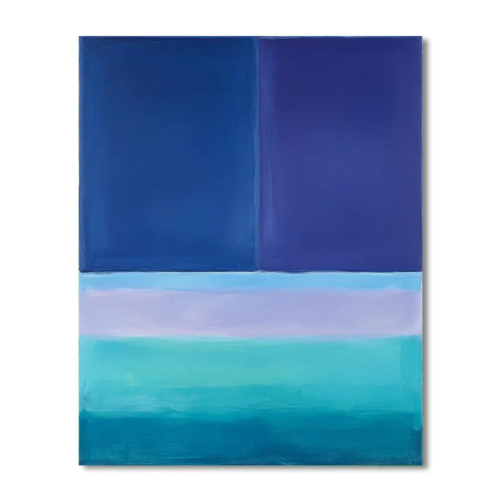 Mark Rothko Inspired Tidal Time Dilation DIY paint by numbers