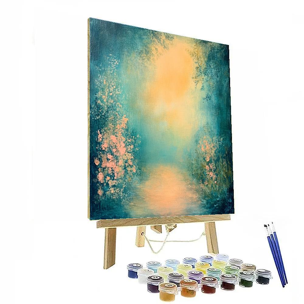 Edgar Degas Inspired Nebular Pastel Reverie Paint by numbers art