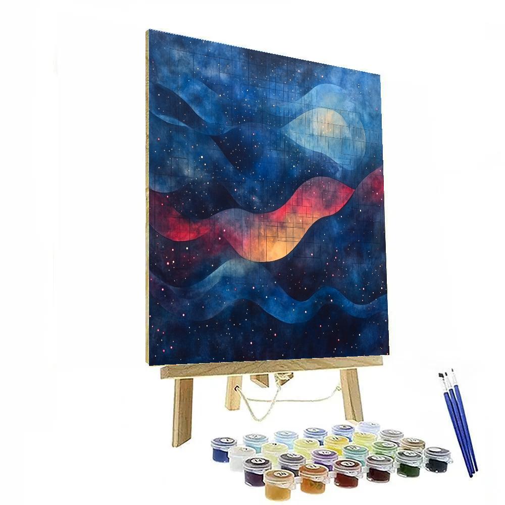 Paul Klee Inspired Nebular Polyphony Paint by numbers art