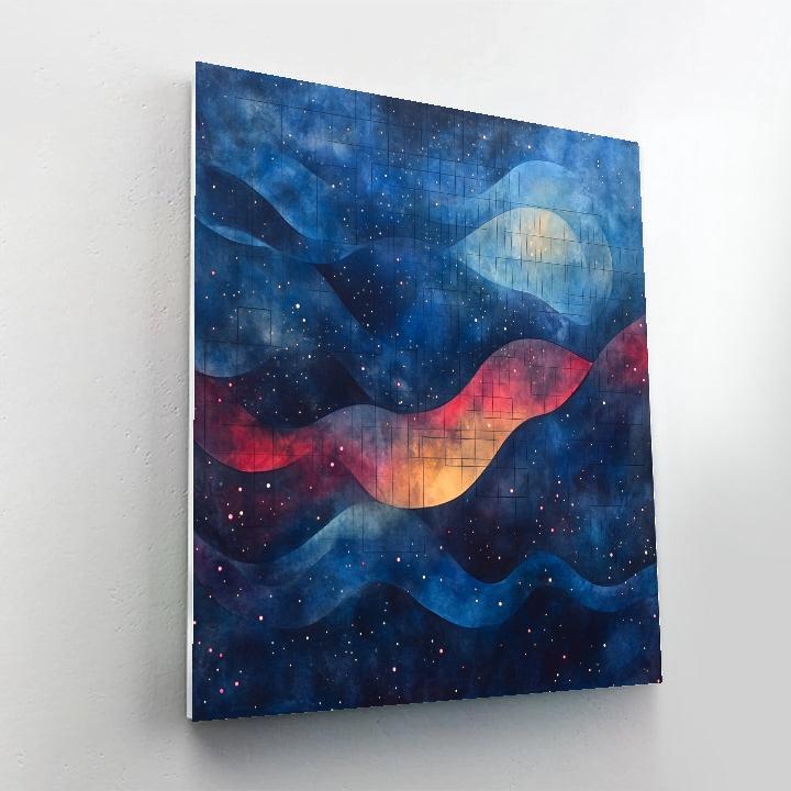 Paul Klee Inspired Nebular Polyphony Paint by numbers art