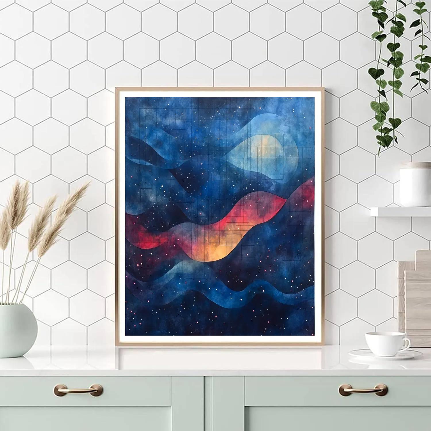 Paul Klee Inspired Nebular Polyphony Paint by numbers art