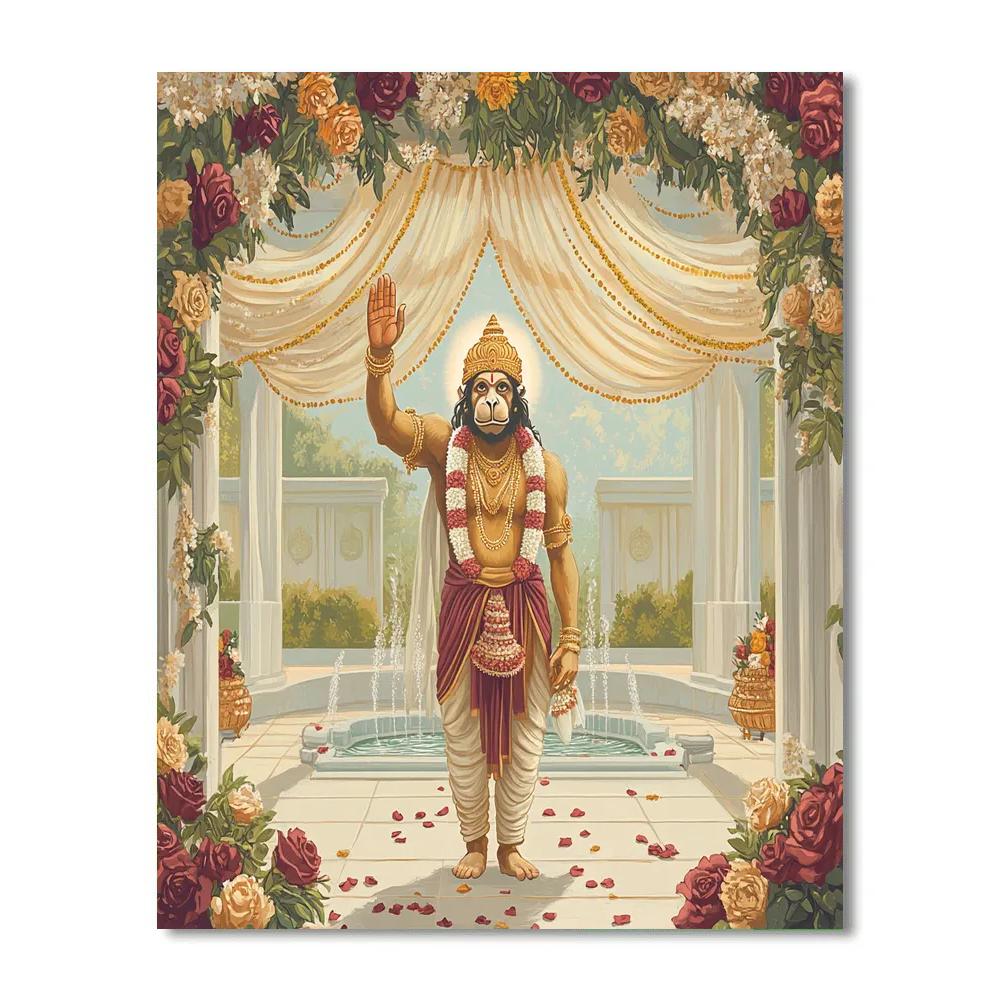 Hanuman Wedding Blessing Archway DIY paint by numbers