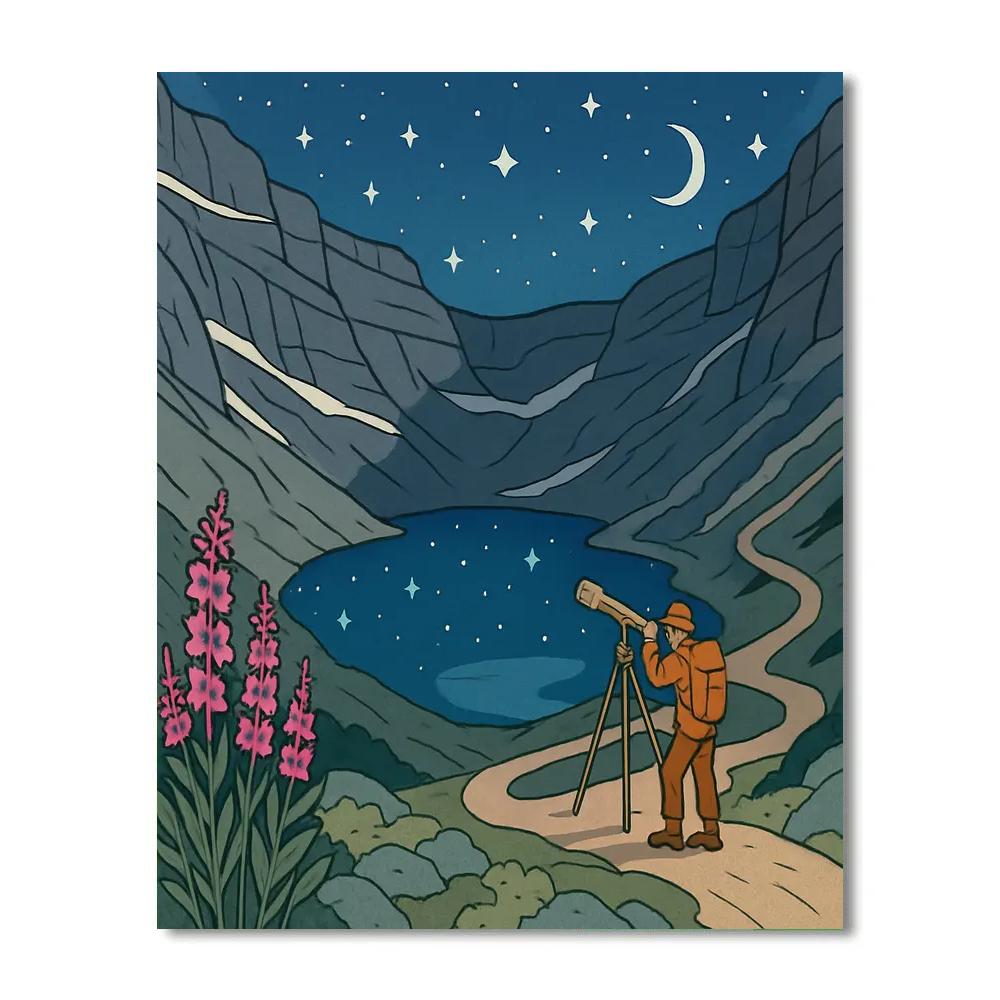 Tidal Observatory In Mountain Hollow Numbered painting kits