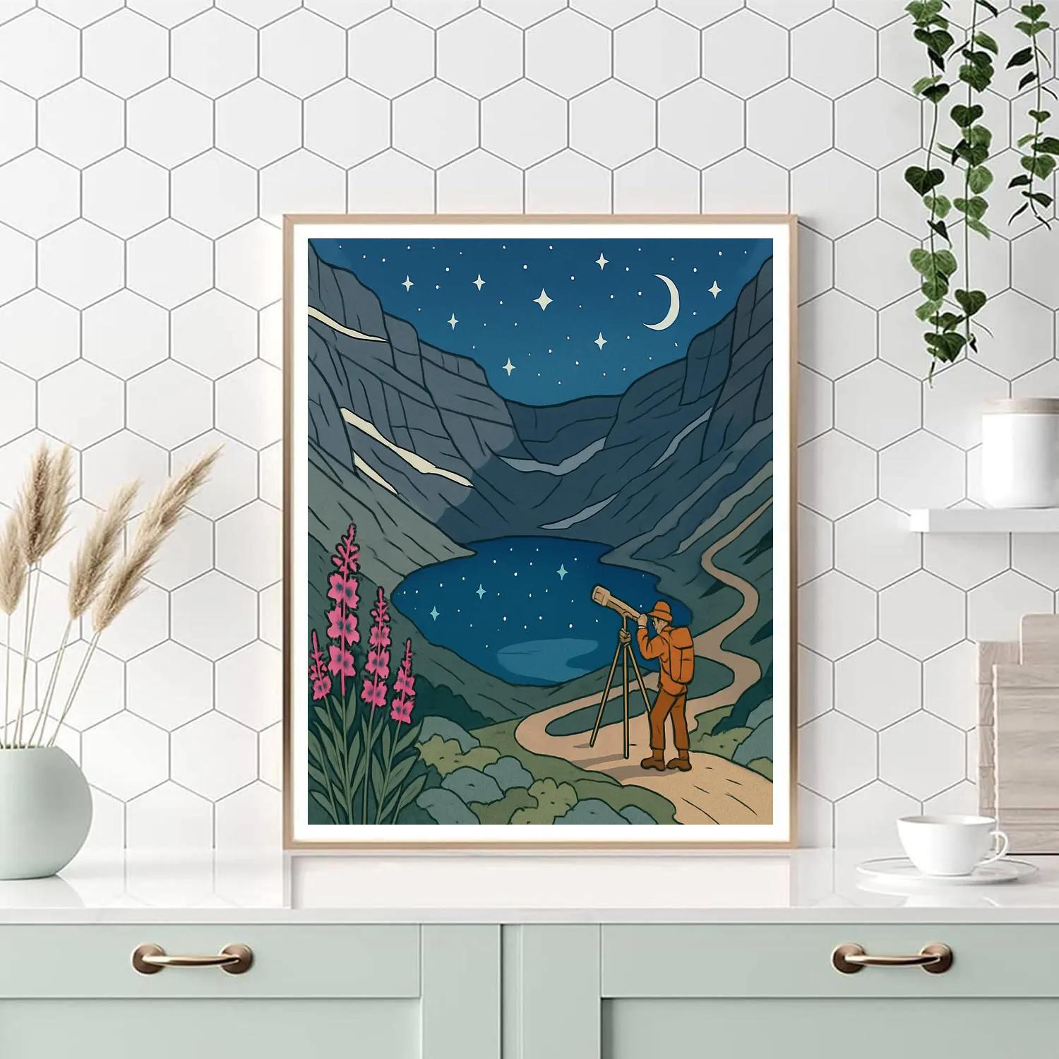 Tidal Observatory In Mountain Hollow Numbered painting kits