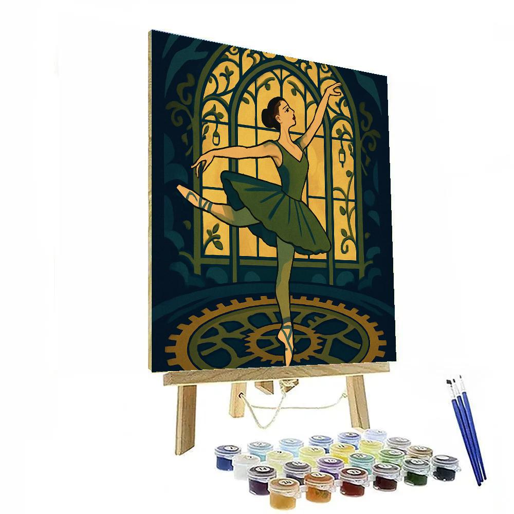 Clockwork Conservatory Ballet Scene Painting by numbers kit