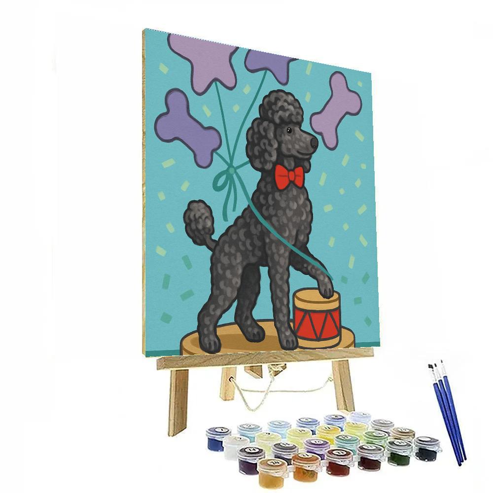 Balloon Parade With Dog Companion Number painting