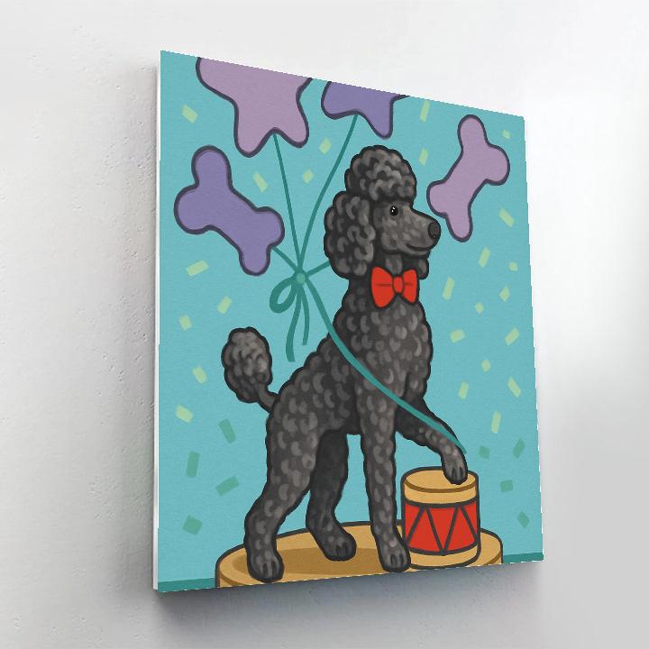 Balloon Parade With Dog Companion Number painting