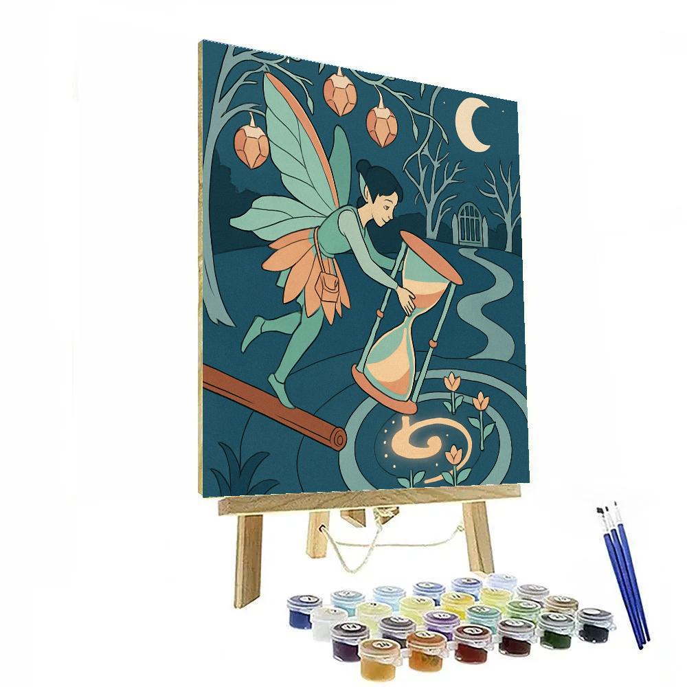 Fairy-Crafted Hourglass Orchard Painting by numbers kit