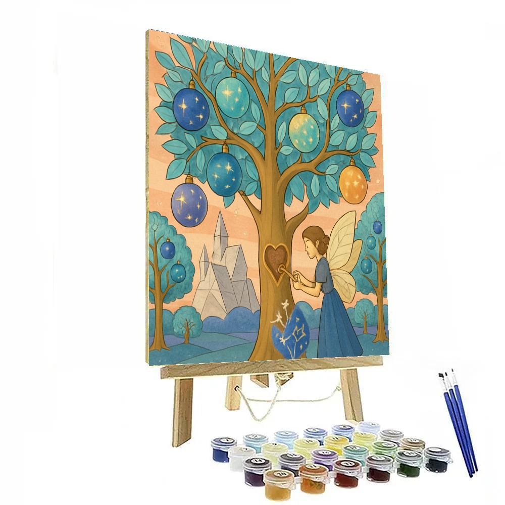Clockwork Orchard In Fantasy Bloom Number painting