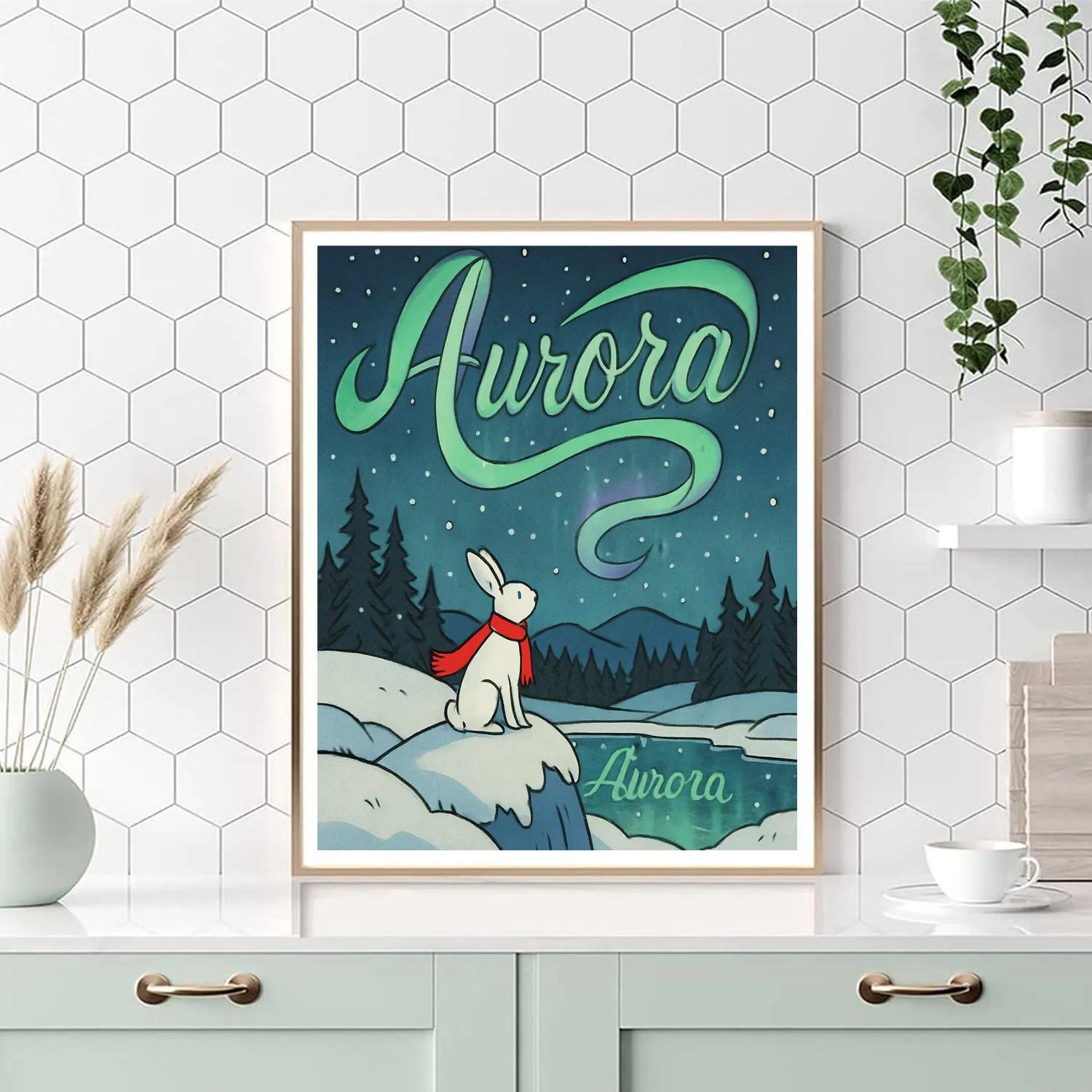 Aurora Scripted Winter Paint by numbers kits