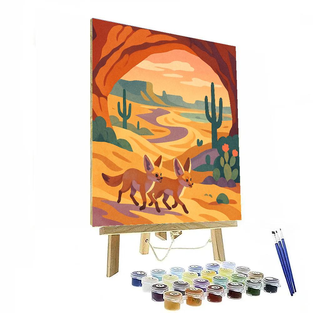 Skybridge Nomads In The Desert Paint by numbers kits