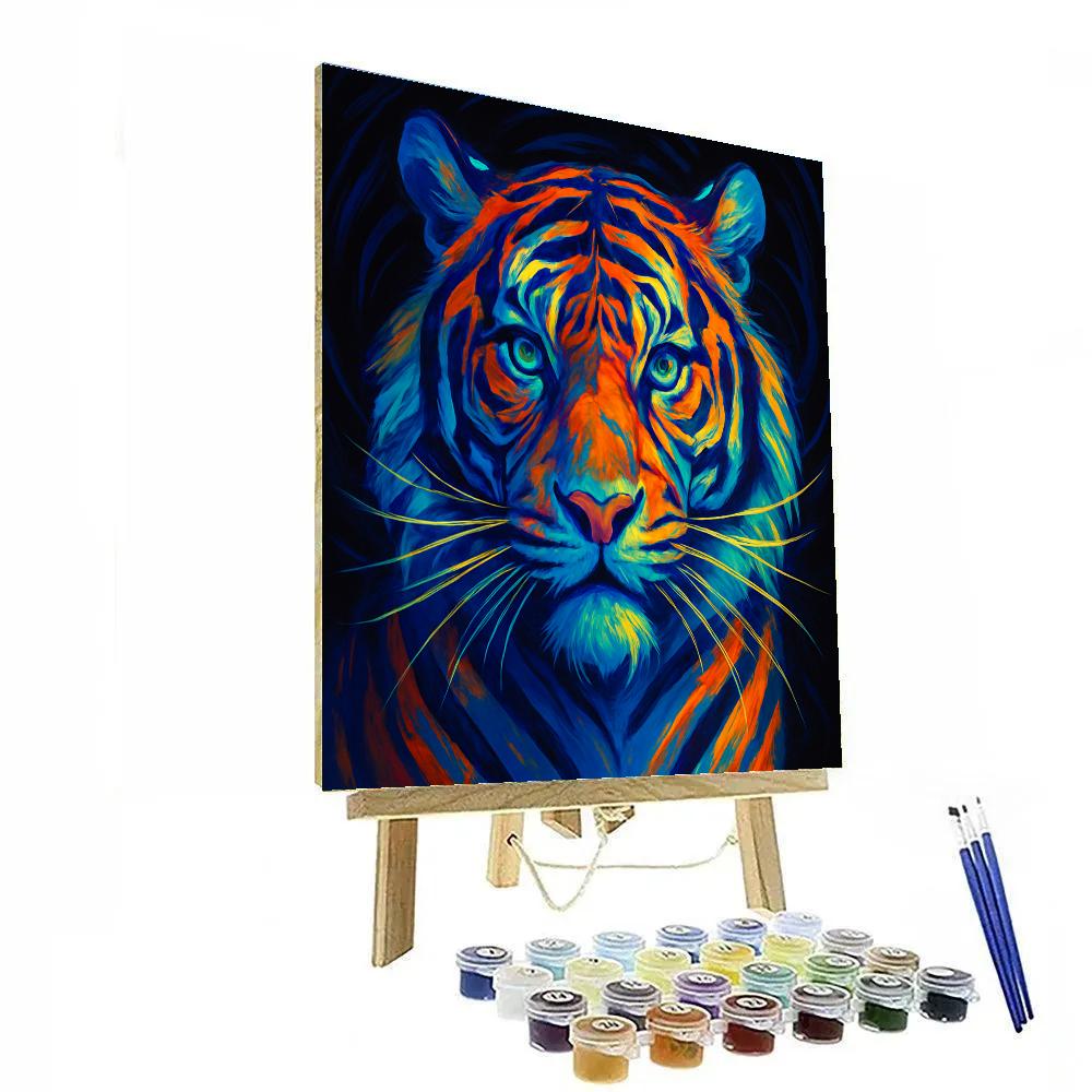 Monsoon Tiger Vortex Numbered painting kits