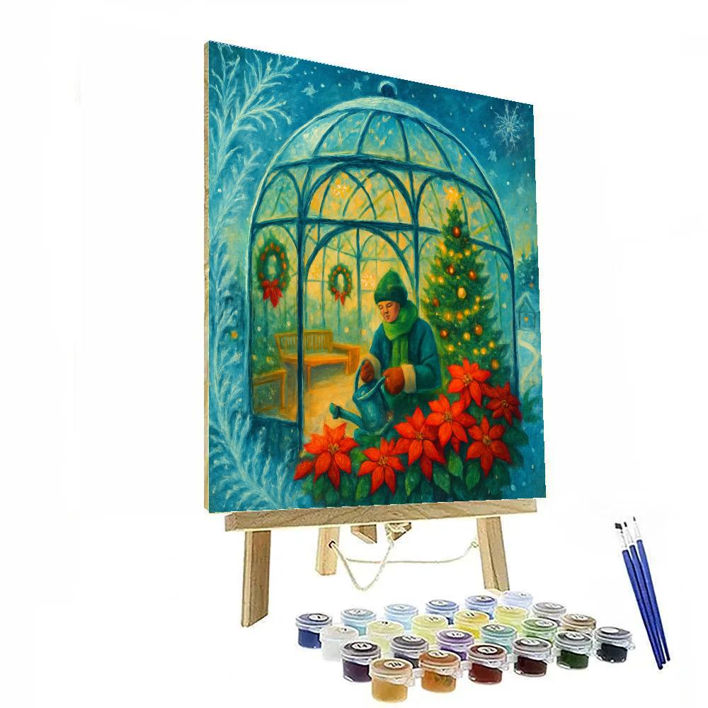 The Snow Globe Conservatory Numbered painting kits