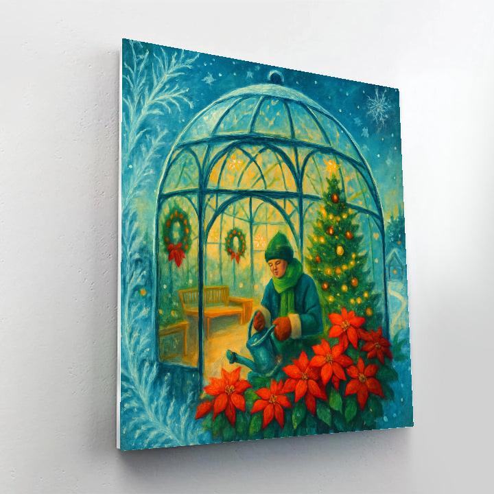 The Snow Globe Conservatory Numbered painting kits