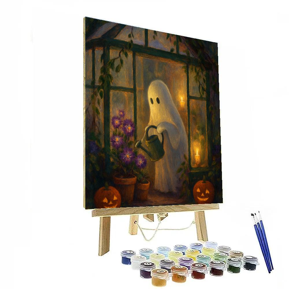 The Haunted Greenhouse Of Gentle Spirits paint by number