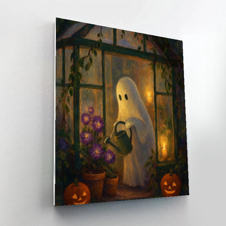 The Haunted Greenhouse Of Gentle Spirits paint by number