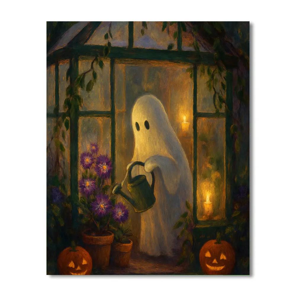 The Haunted Greenhouse Of Gentle Spirits paint by number