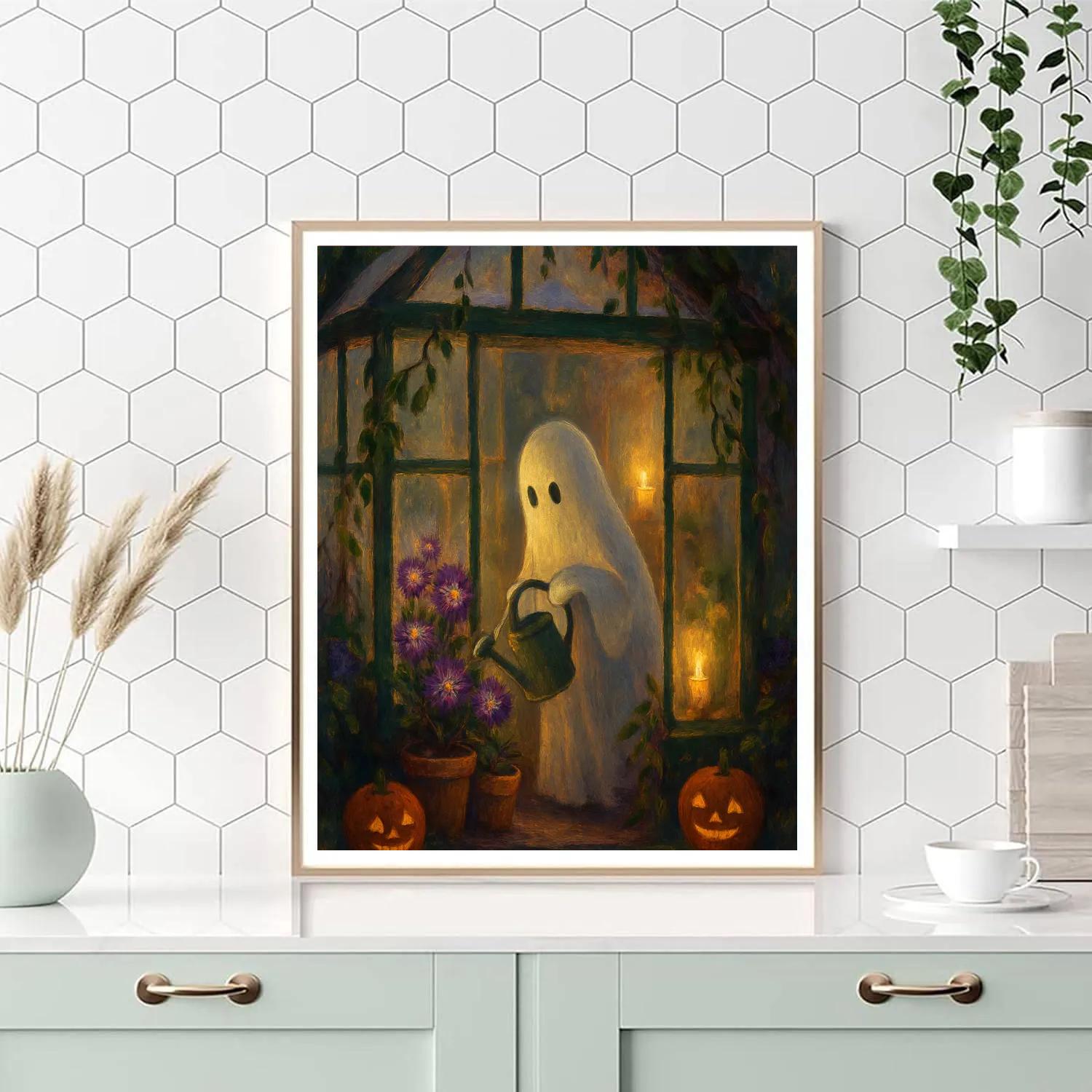 The Haunted Greenhouse Of Gentle Spirits paint by number