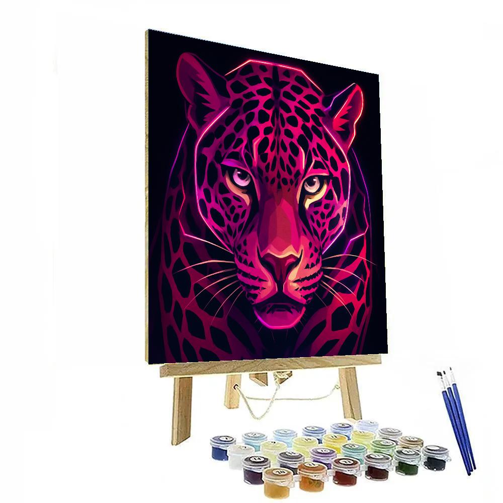 Rosestorm Jaguar Focus paint by number